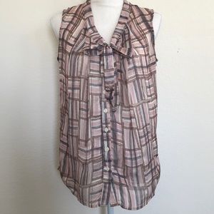 Gap Button Down Blouse Size Small